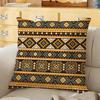 Tribal Indian Ethnic Pattern Cushion Cover Soft Durable Reversible Pillow Cover Home  Car MultiScene Daily Comfort Pillowcase
