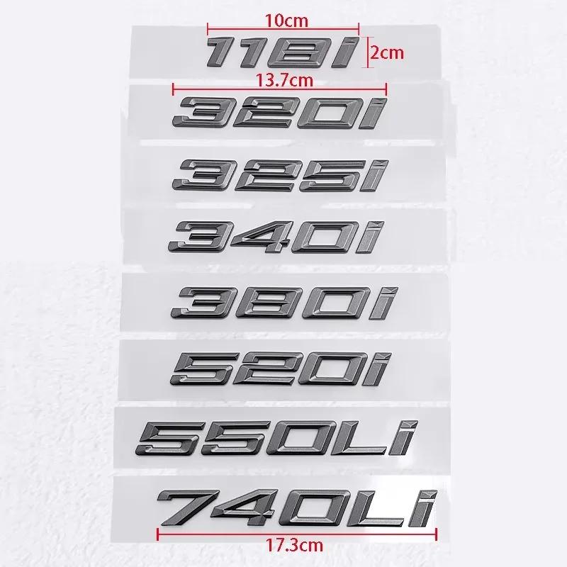 

ABS Auto Body Sticker Letters Emblem for BMW 3 5 7 Serie 320Li 325Li 328Li 330Li 335Li 523Li 525Li 528Li 530Li Badge 114i