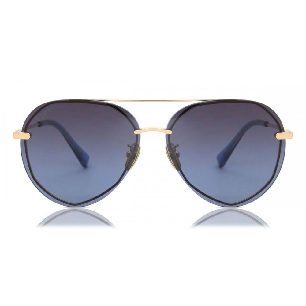 

Diff Lenox Polarized Gd Bl122p Unisex Sunglasses /62