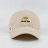 New hat women's personality fashion letters wheat ear embroidery baseball cap outdoor sunshade sunscreen windproof cap men