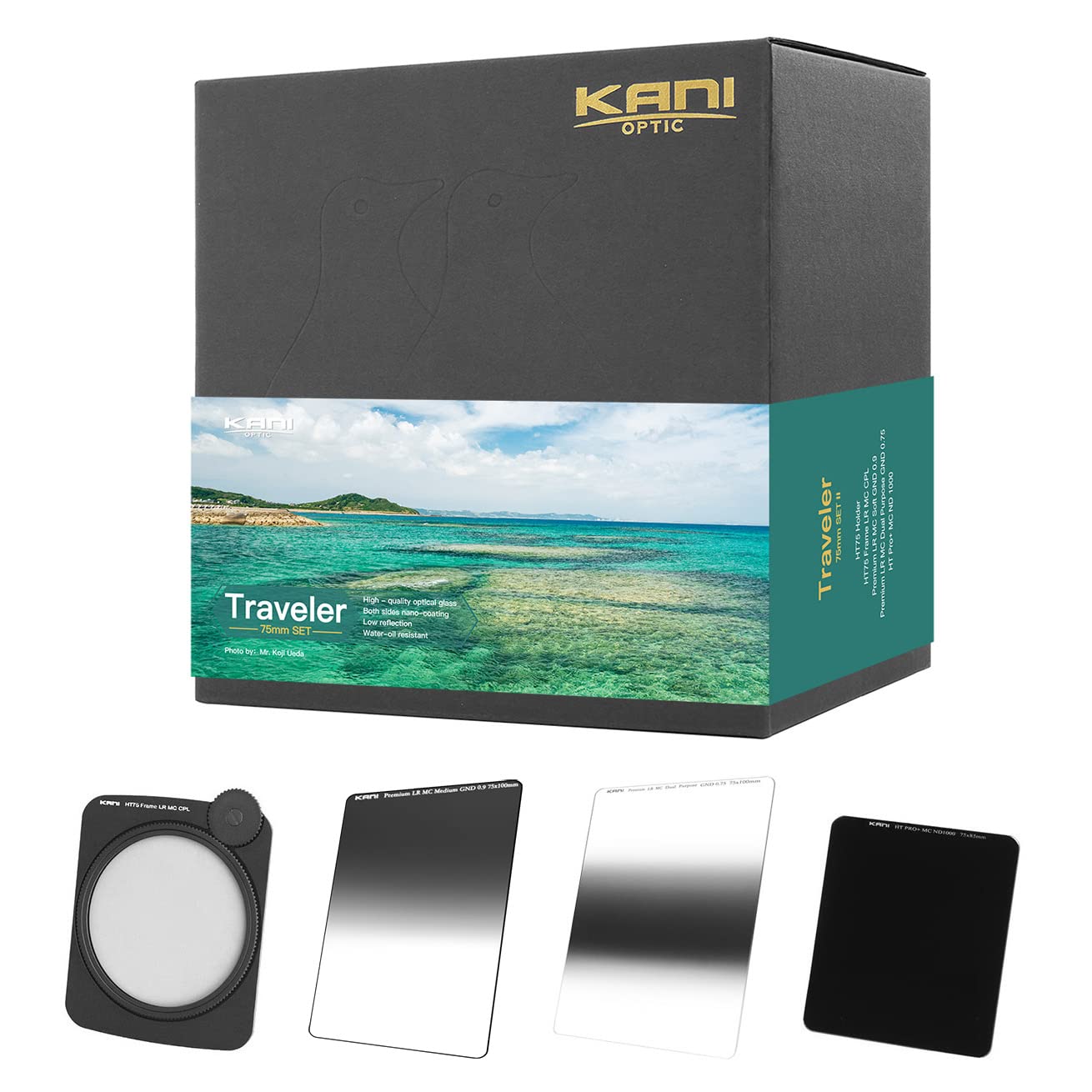 

KANI Square Filter Traveler Set II 75mm Width Square Filter Lens Filter /