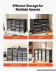 VEVOR Wood Literature Organizer 36 Compartments Office Mailboxes Black, Countertop Literature Sorter for Files Documents Papers