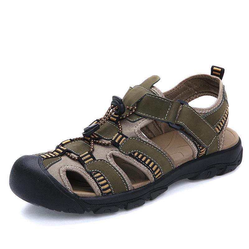 Antiskid Breathable Luxury Brand Outdoor Sandalias Summer New Mens Sandals Trekking Casual Beach Shoe Male Loafers Size 38-48