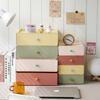 Boîte de rangement pour tiroir de bureau Boîte de rangement empilable étanche à la poussière avec poignée Grande capacité Organisateur pour articles divers Fournitures de rangement pour la maison