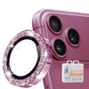 ENKAY Hat-Prince Glitter Rear Camera Lens Aluminium Alloy Ring Tempered Glass Film