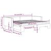 VidaXL Daybed with Trundle and Mattress Dark Grey 90x190 Cm Fabric 3196607