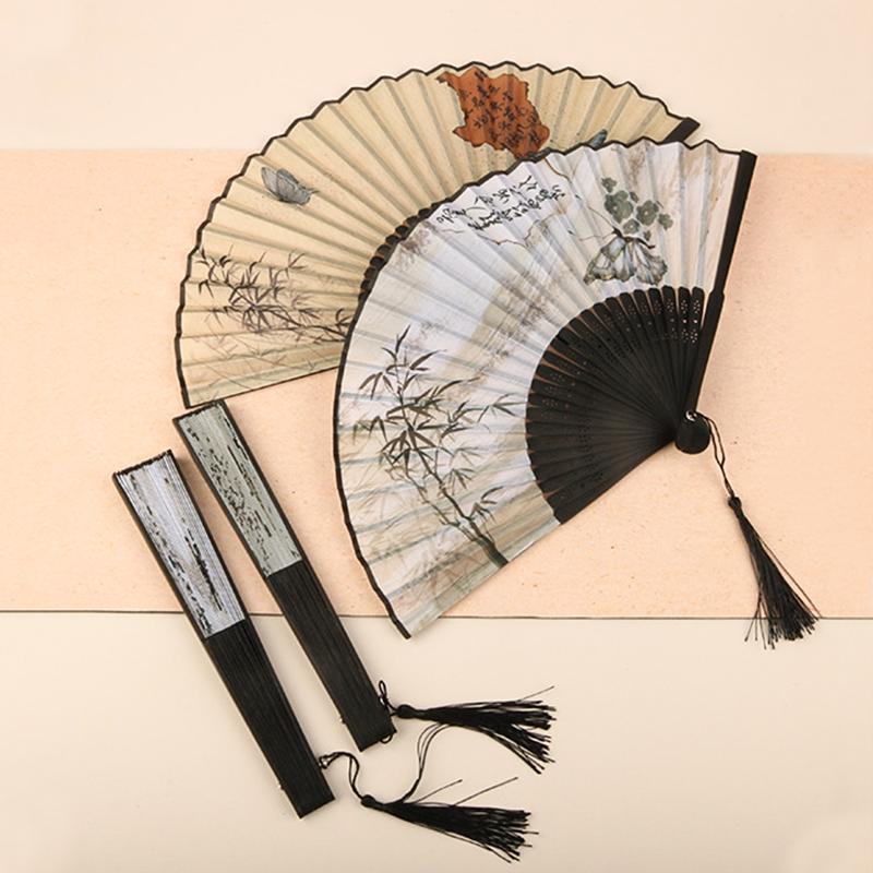 38cm Retro Aesthetic Folding Fan, Lightweight and Portable Capable of Handling Eastern Elegance