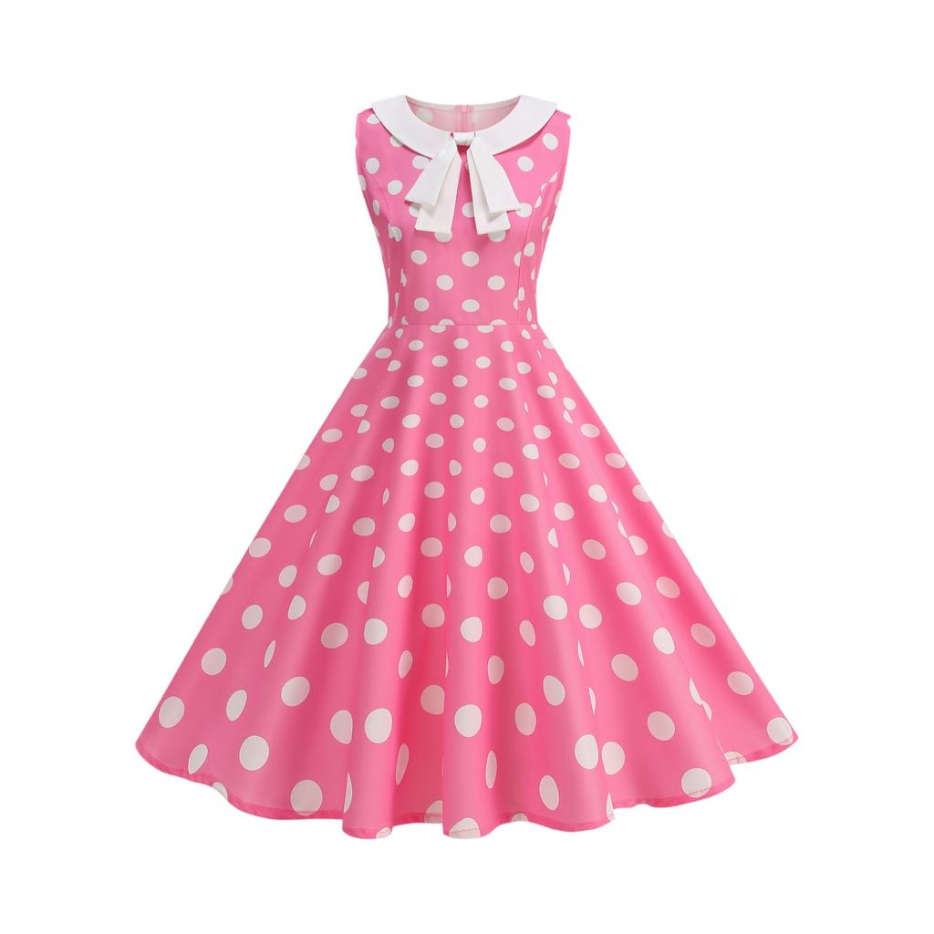 Női divatos színes ujjatlan ruha