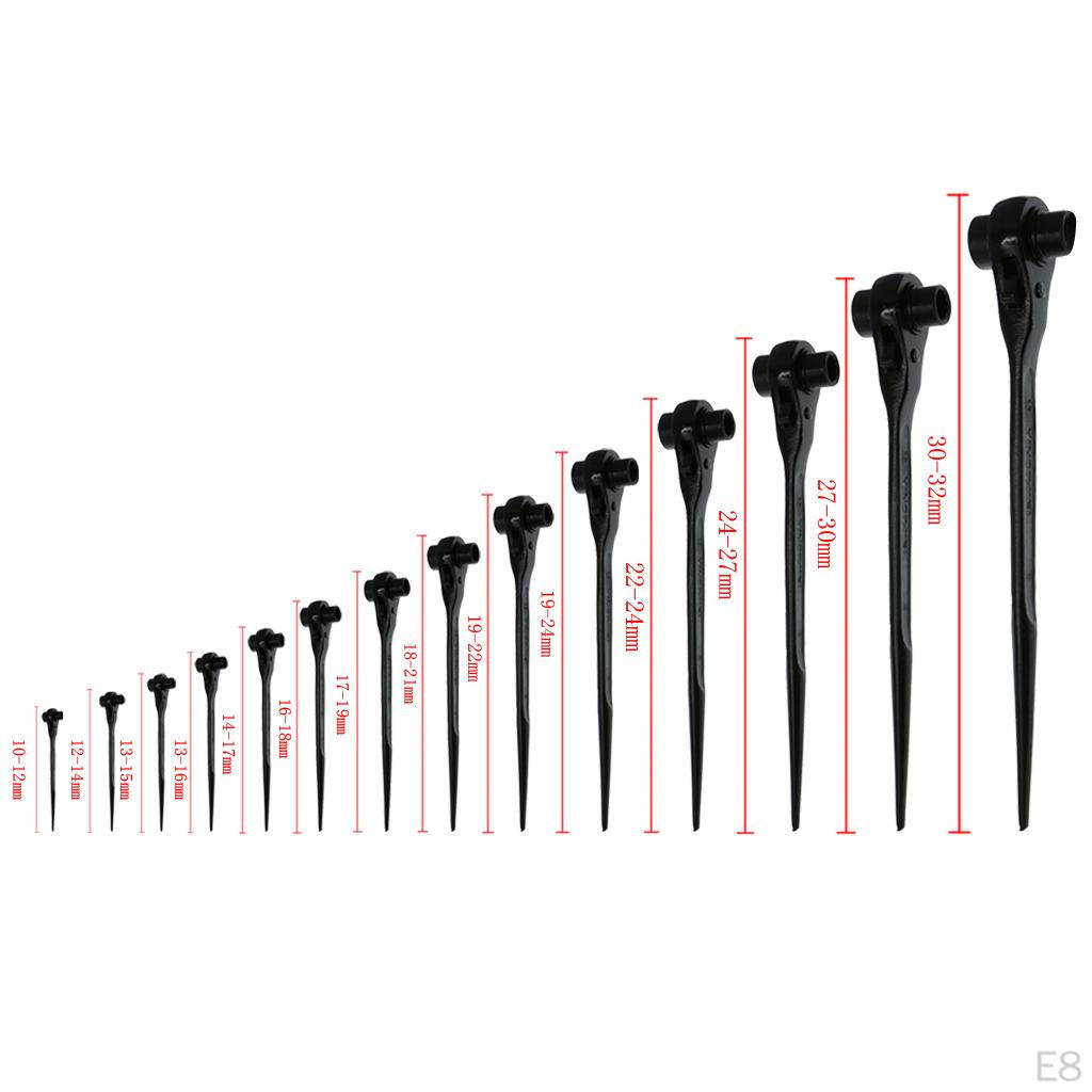 Socket Scaffold Podger Wrench with Ratchet Functionality