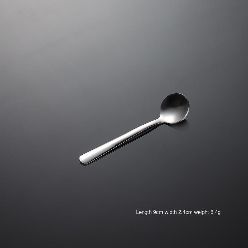 HANYANG 304 nerezová nádoba na koření Lžíce Láhev na koření Odpovídající malá lžička Víceúčelová malá kulatá lžička Dárkové nádobí