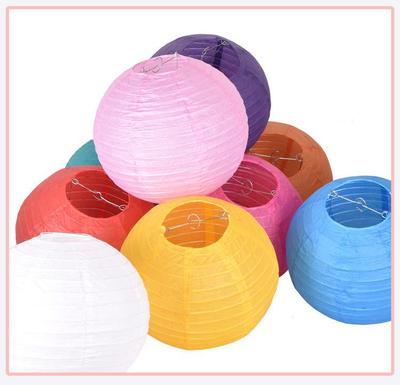 Festive Foldable Paper Lanterns for New Year and Lantern Festival Decor