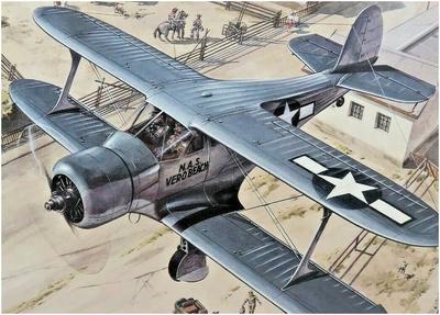 Roden Scale WWII Navy Beechcraft Traveler Biplane Aircraft Plastic Model Kit RE48447 1/48 U.S. GB-2 Mk.2 General-Purpose