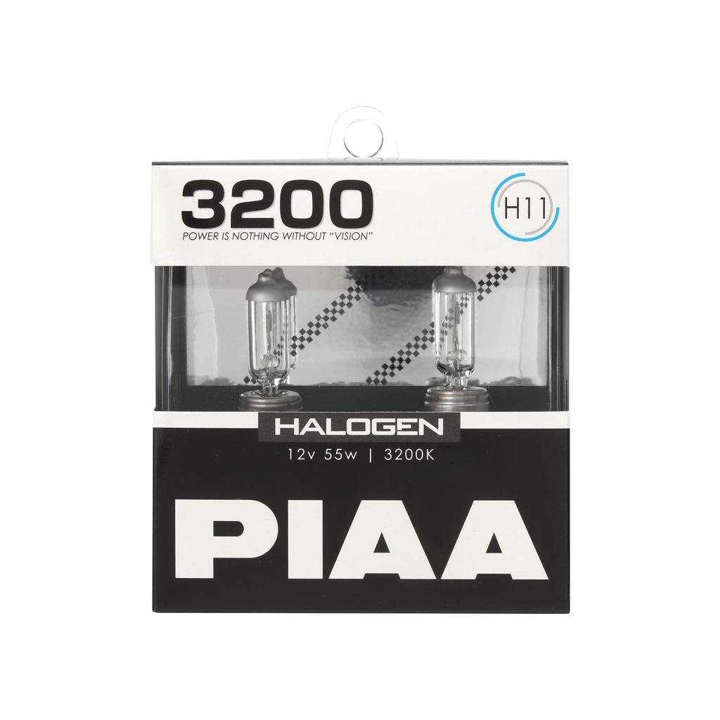 PIAA HS6011 Halogen pro světlomety a mlhová světla, 12 V 55W, H11 3200K, v souladu se zákonem o silničním provozu, 2 kusy