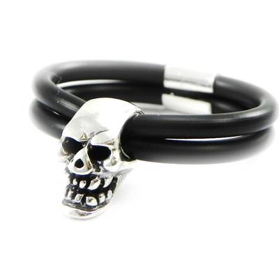 Silver Ring 'skull' Silicone