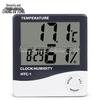 HTC-1 Large-Screen Indoor Thermohygrometer with Alarm Clock