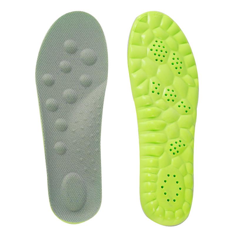 Cushioned Sports Insoles: Deodorant, Breathable, Shock-Absorbing, and High-Elastic for Long-Lasting Comfort
