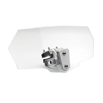 Erhöhter Motorrad-Windschutz Clip-On Verstellbare Moto-Verlängerung Windschutzscheibe Transparent Einfach zu Installieren Motorrad-Windschutz