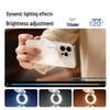 Magnetic Phone Holder L22P: 3-in-1 Fill Light, Makeup Mirror, and Desktop Live Streaming Stand.