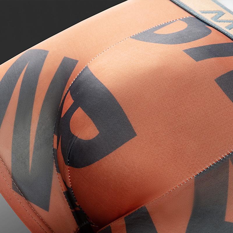 Men Panties Seamless Letter Printed Underpants Breathable Man Underwear Boxers Fashion Boxer Plus Size Male Calzoncillo Hombre