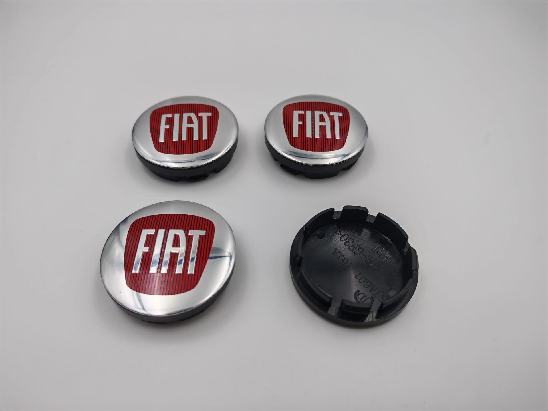 

4pcs Car Wheel Center Hub Caps Vehicle Tyre Tire Rim Cover Decorations For Fiat 500 Punto 124 Bravo Stilo Abarth Tipo Viaggio Fiat 4PCS Caps