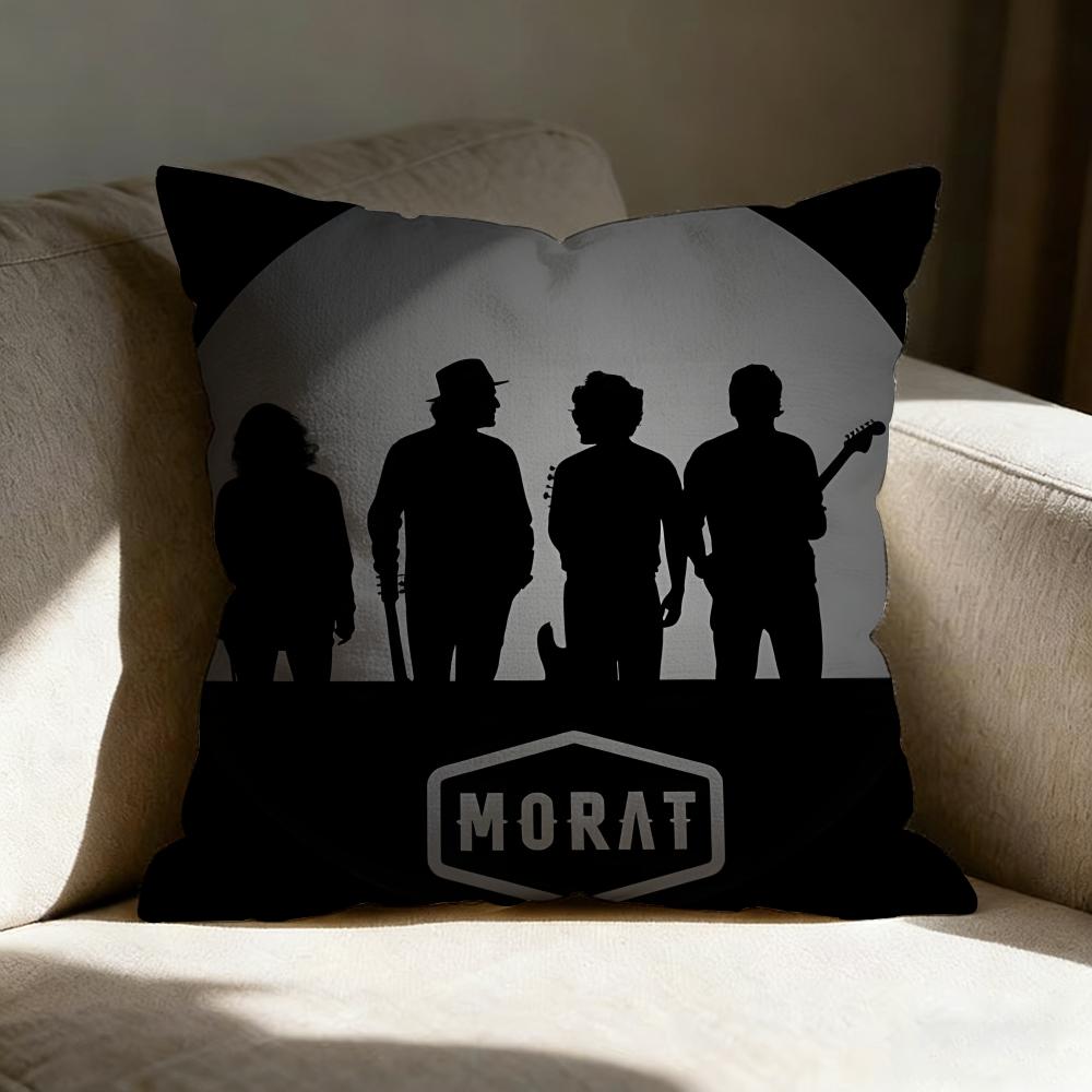 M-morat Band Pillow Case Pillowcase, Double-sided Printed, Sofa Cushion, Bedroom Headboard Pillow