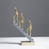 Up Stairs Thinker Sculpture Modern Thinking People Figurine Statue Decorative Home Shelf Decor