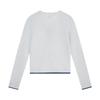 Puma R.Essentials Urban Outdoor Relaxed Commuter Waffle Comfortable Breathable Regular Sleeve Long Sleeve Women tops White 638589-05