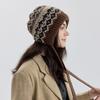 Fair Island Knitted Straps, Bags, Caps, Sleeves, Ear Protectors, Windproof and Warm, Men's and Women's Autumn and Winter Wool Hats, French Hats