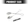European Dessert Tongs Metal Engraving Pattern Salad Serving Clip Bread Clamp For Restaurants And Family Gatherings