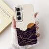 For Infinix Hot 50 50i 4G X6882 X6531 Case Liquid Silicone Soft TPU Back Cover Hot50 Hot50i Phone Funda Gothic Black Night Shell