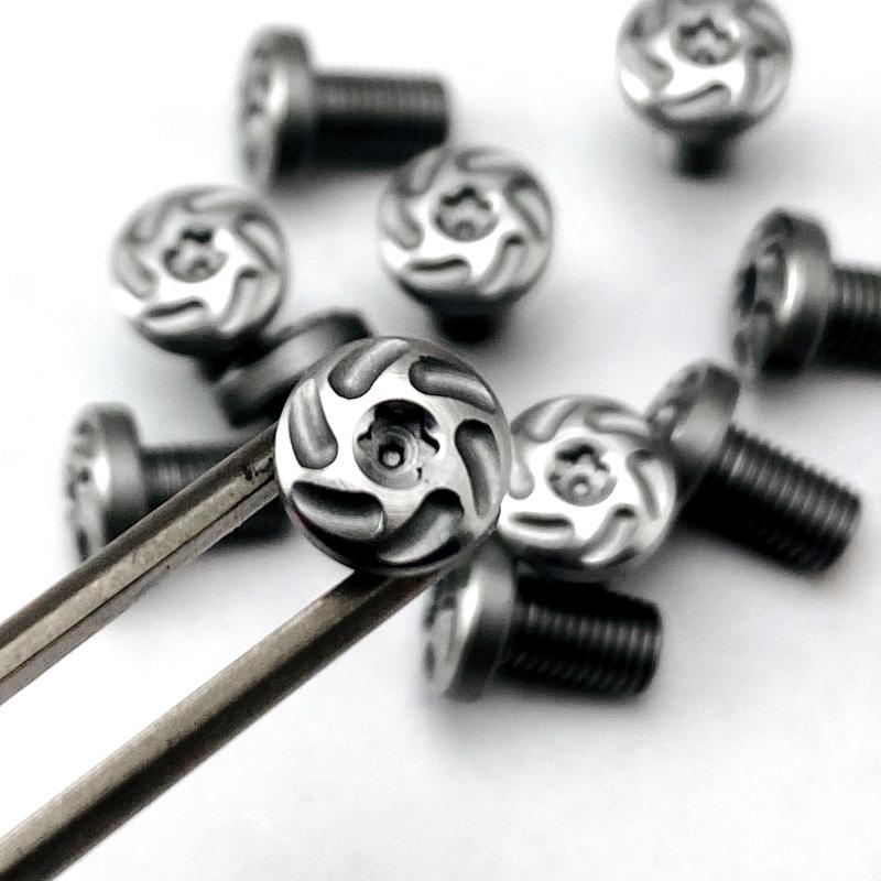 Customized 4Pcs 1911 Grips Screws Stainless Steel CNC T8 Torx Keys for 1911 Grips Model Accessories