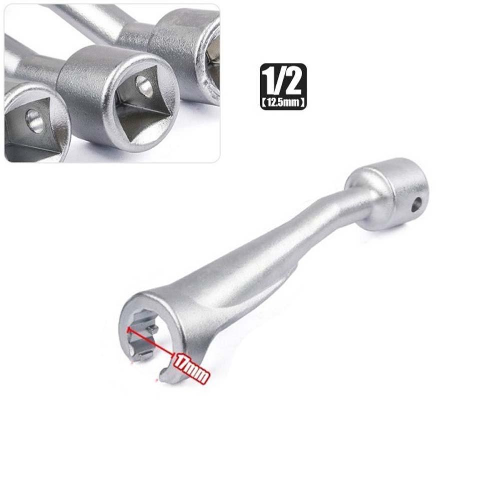 12 Point Bi-Hex Fuel Injector Socket Open End Wrench Chromium Steel