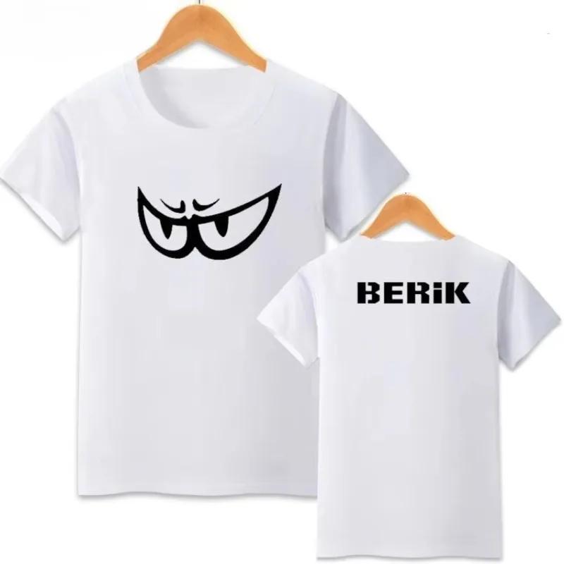 BERIK Completo da Ciclismo Occhio Grande, Abbigliamento da Moto, Tuta da Moto, T-shirt Estiva a Maniche Corte Eye Track da Uomo e Donna