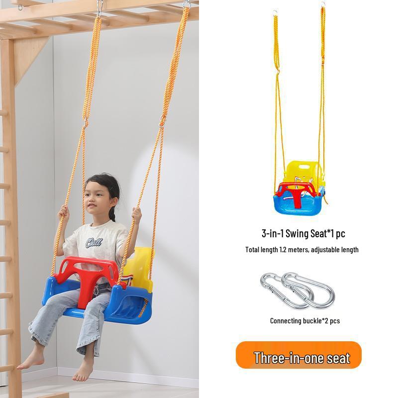 Outdoor Kids' Rope Ladder Swing for Sensory Integration and Climbing Activities