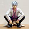 In Stock 12CM Anime Gintama Figure Sakata Gintoki Katsura Kotarou Animation Model Toys Gifts Collection Decoration Ornaments