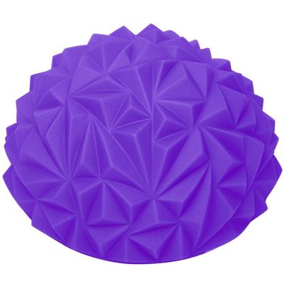 PVC Ball Stress Relief Yoga Massager Semicircle Foot Massage Balls Muscular Relaxationpurple