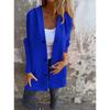 Fashion Autumn Winter Long Sleeve Women Hooded Jackets Solid Color Casual Single-breasted Loose Office Coats Plus Size Elegant Simple Long Shirts