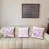 Cartoon A-Asamimichan Cute Bunny cushion For Bedroom Car Coffee Shop Room and Living Room Sofa Decorative Pillow Cover Case