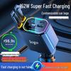 1-to-4 Super Fast Car Charger Cable for Apple & Huawei with Cigarette Lighter Adapter