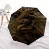 Dragon Tree Fantasy Circular  DecorUmbrella, Portable 3-Fold Compact Umbrella,Christmas Gift ES570