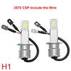 2Pcs H7 H4 Led Super Bright CSP Car Fog Light Bulbs H1 H8 H9 H11 9005 9006 Headlight DRL Lamp Kit High Low Beam 6000K 12V