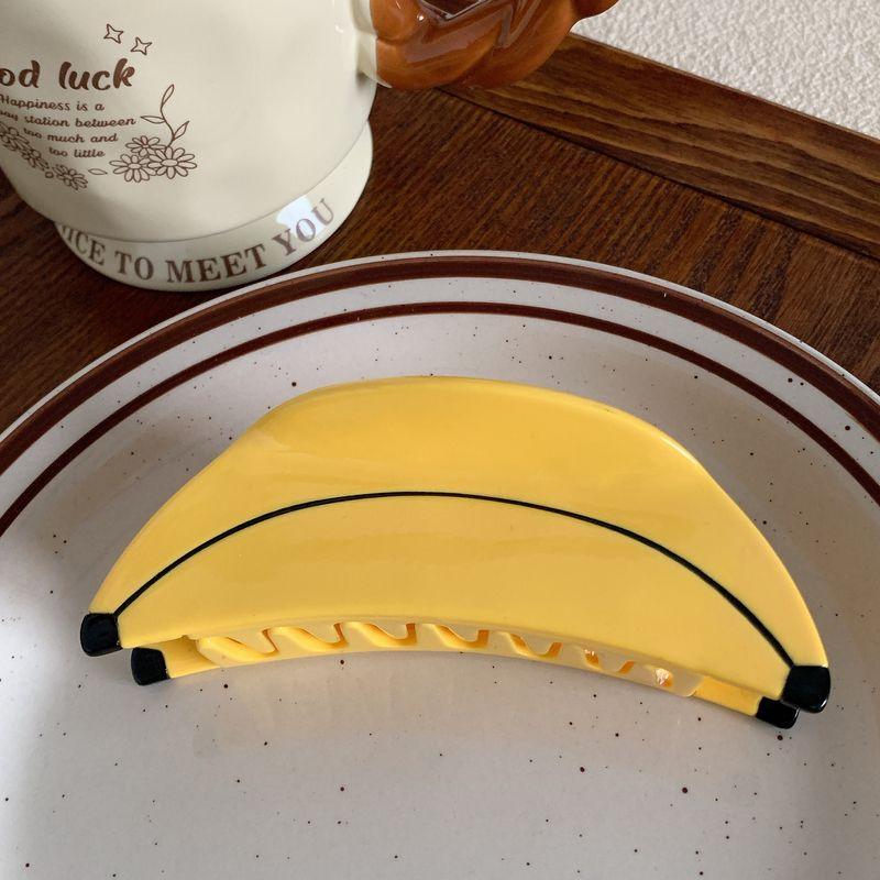 1pc Korean style large fruit clip, back of the head disc hair, banana hair clip, simple shark clip hair clip, hair accessory