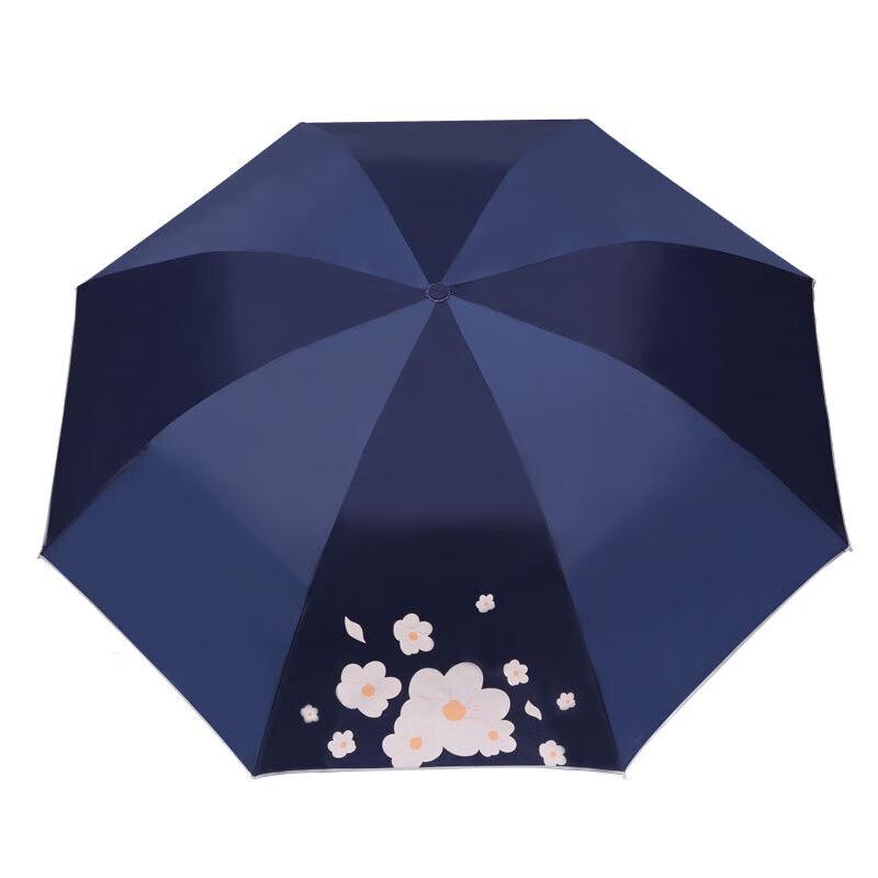 Heaven Flower Qin Miyu Anti-UV Three-Fold Sun & Rain Umbrella