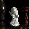 Resin  Angel Figurine Prayer Statue Desktop Ornaments Peaceful
