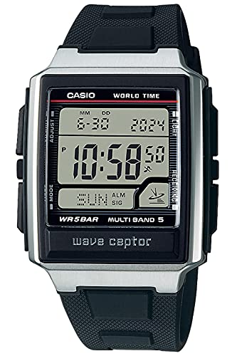 

Casio Wave Ceptor WV-59R-1AJF Men s Radio-Controlled Watch, Black (Official Japanese Product)