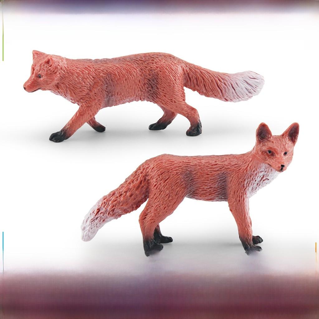 Realistic Fox Animal Pvc Model For Educational Playroom Decor And Wildlife Study