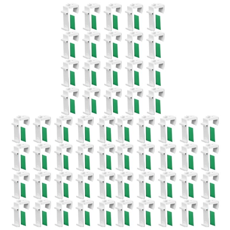 20/60Pcs Roller Blind Fixing Brackets Adjustable Easy Installation Roller Curtain Holder Clamp Window Shade Repair Parts