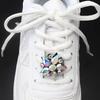 Luxurious Rhinestones Shoe Decoration Clips Colorful Gems Shoe Charms Pearl Sneaker Shoelaces Diamond Buckles Shoes Accesories