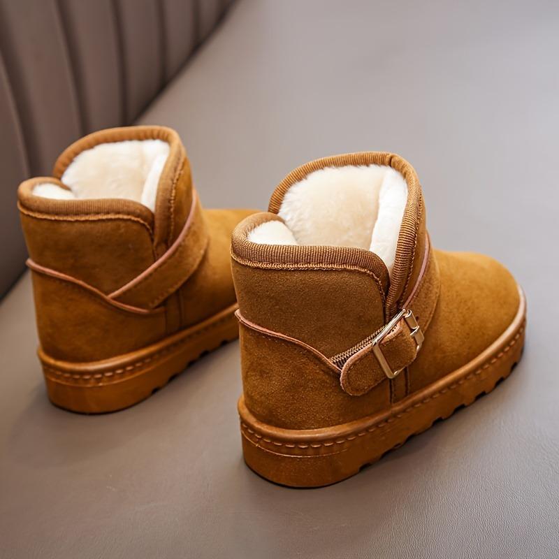 New Winter Boots for Boys and Girls Featuring Thickened Warmth Perfect for Snowy Conditions