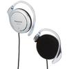 Panasonic Silver Clip-On Headphones RP-HZ47-S - Lightweight, Portable, High-Quality Sound